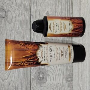 Bath & Body Works Men's Collection Whiskey Toast 2pc Set Cream Spray